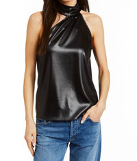 Drew - Duke Crinkled Nappa Satin Blouse