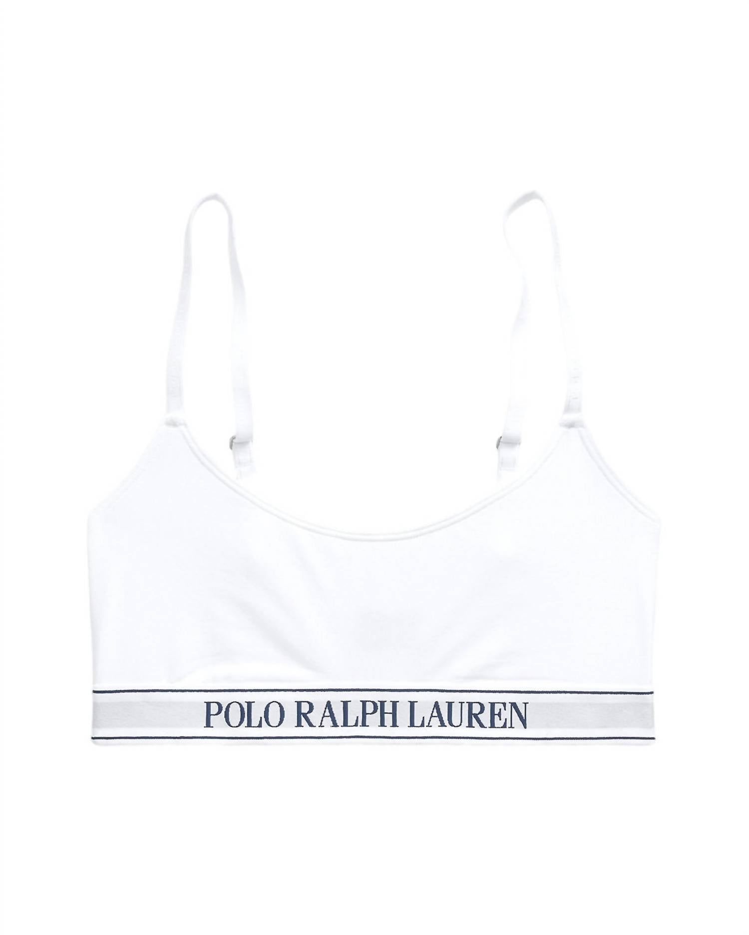 Polo Ralph Lauren - Repeat-Logo Cropped Scoopneck Tank