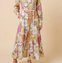 I Too - Floral Print Maxi Dress