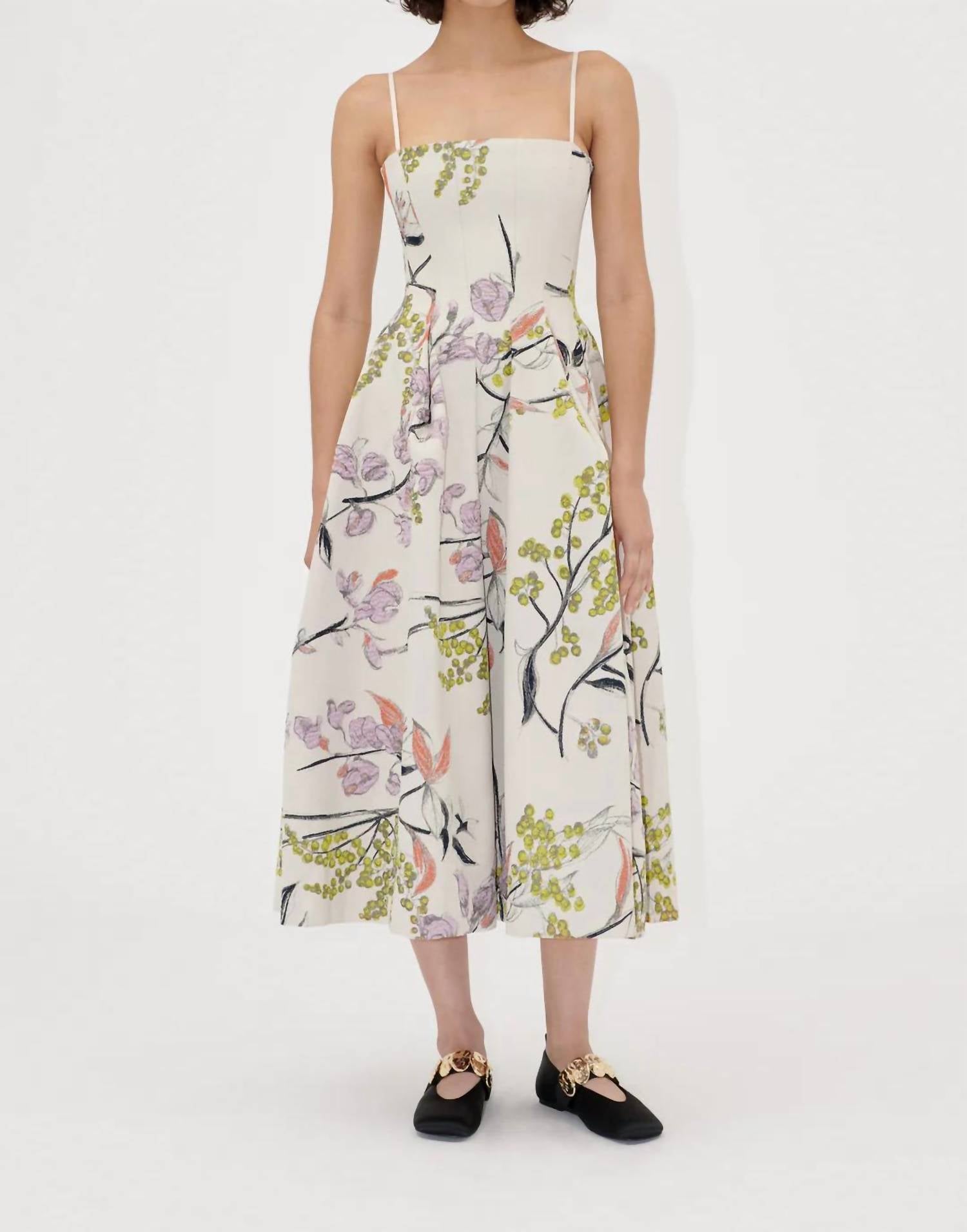 Stine Goya - Woven Jacquard High Volume Dress