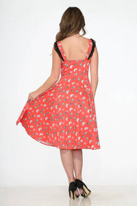 Orchid Bloom - Skulls Swing Dress
