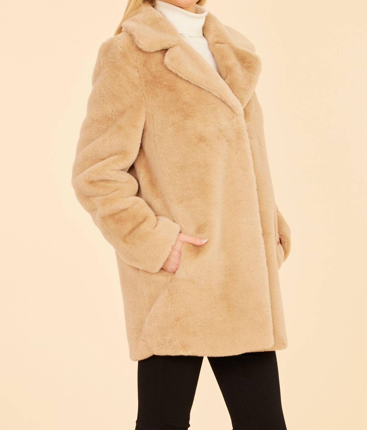 Dolce Cabo - Faux Fur Long Coat