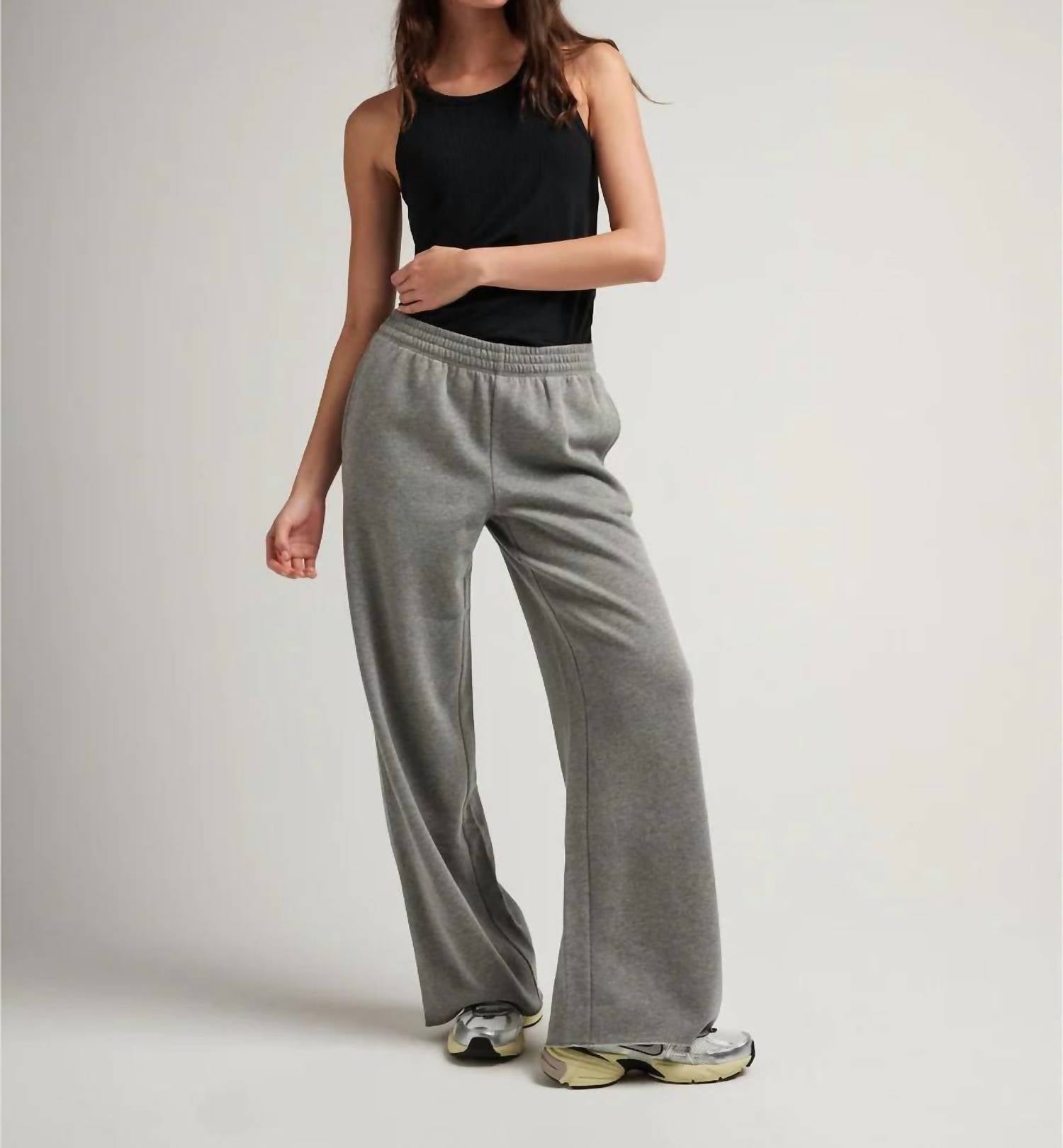 Richer Poorer - Women's Recycled Fleece Wide Leg Pant