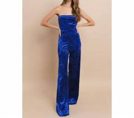 Wisteria Lane - Tube Velvet Jumpsuit