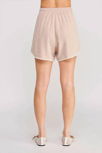 Allie Rose - Women's Embroidered Hem Shorts