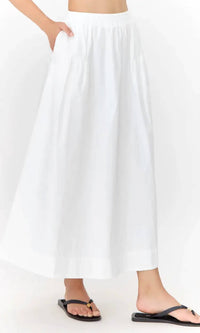 Greylin - Poplin Midi Skirt