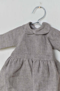 Woolgrass Farm - Fern The Frog Doll With Linen Dress