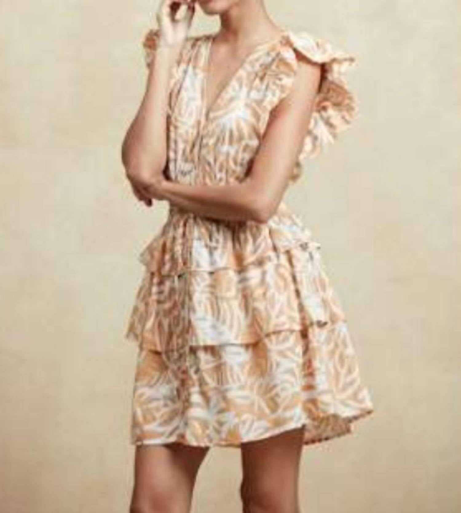 Ro'S Garden - Hunan V-neck Short Dress