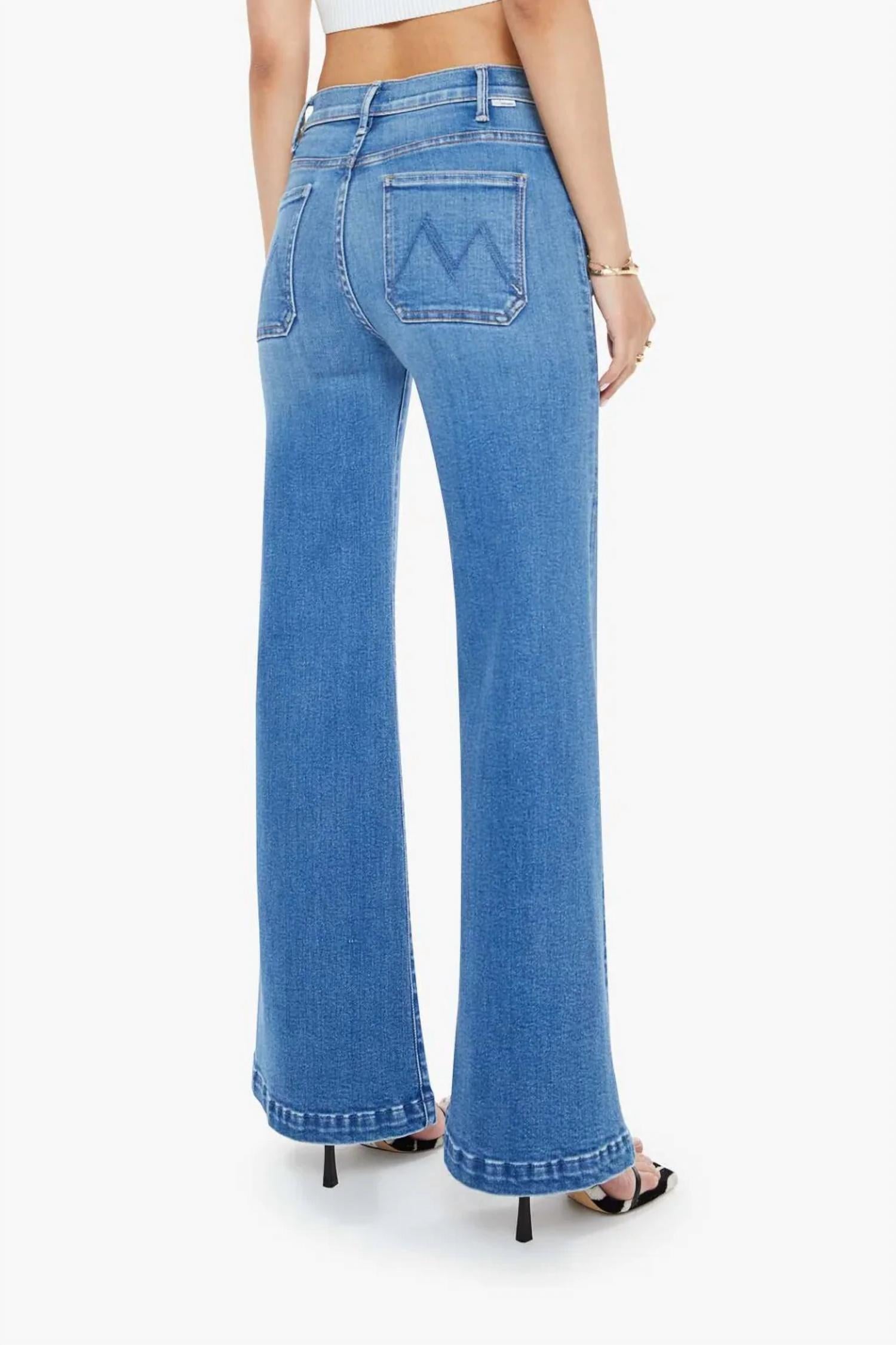 Mother - Hustler Roller Patch Pocket Jeans - Petite