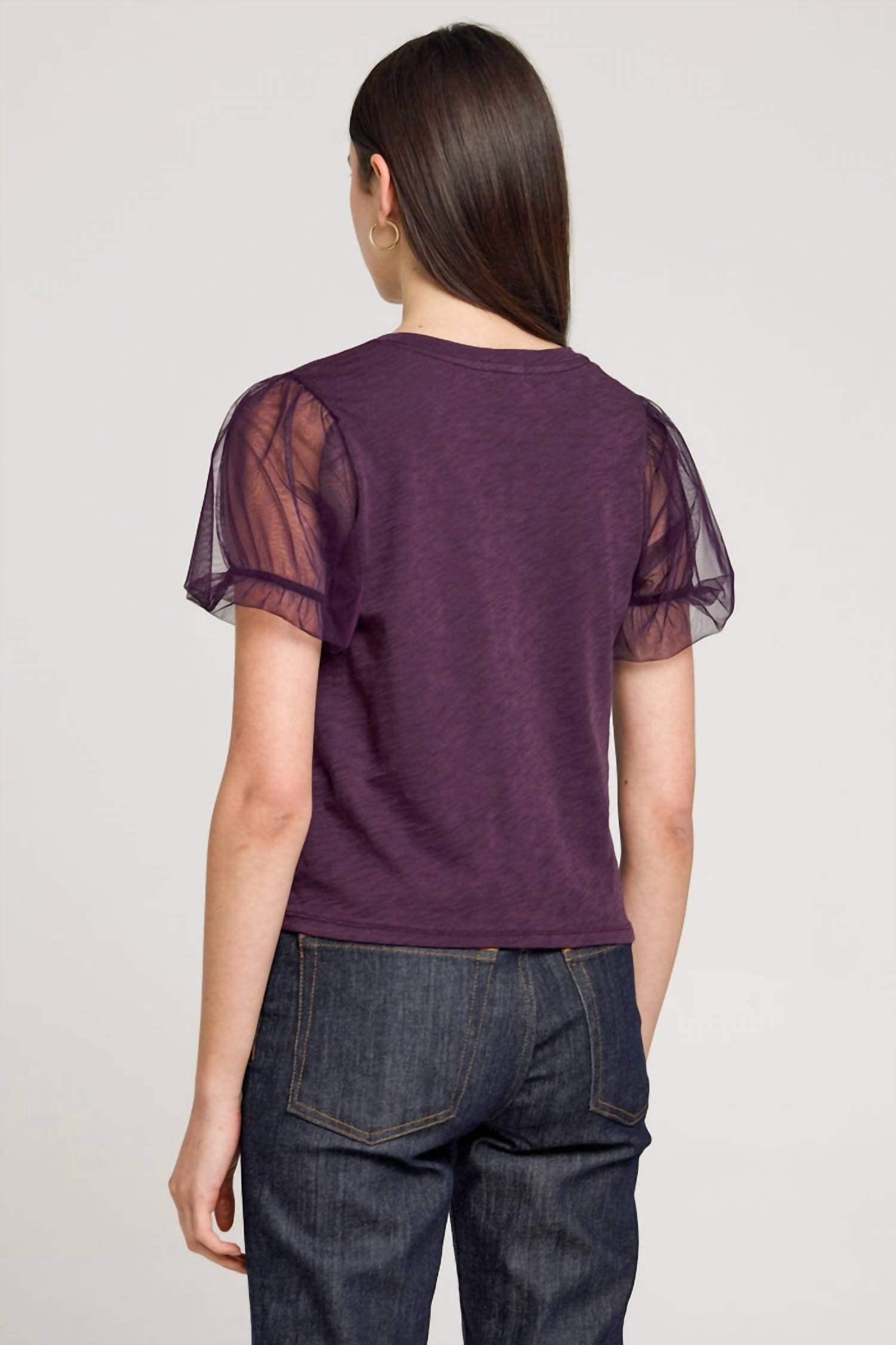 Goldie - Tulle Princess Sleeve Tee
