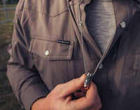 Montana Silversmiths Men's We The People Pistol Bullet Necklace in silver - men's jewelry - view 4