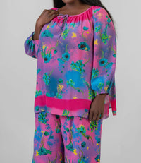 La Fuori - Floral Long Sleeve Top