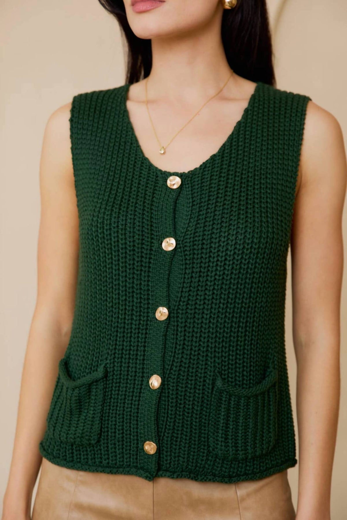 Sunday Edition - Marguerite Chunky Sweater Vest