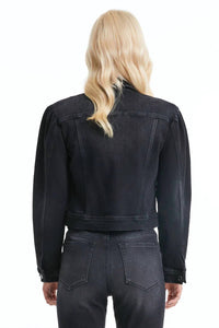 Bayeas - Puff Sleeve Denim Jacket