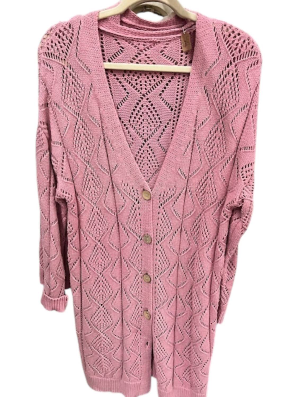 Lovesoft - Openwork Knit Cardigan