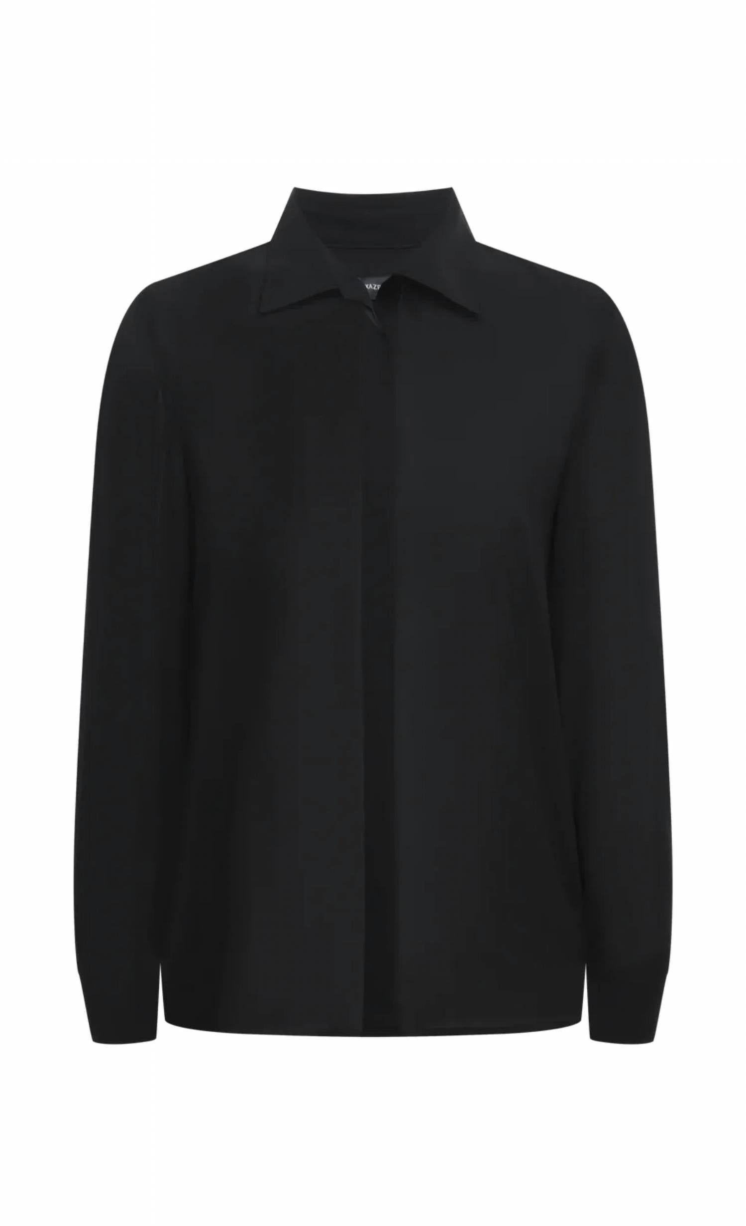 Bcbgmaxazria - Chiffon Long Sleeve Button Down Shirt