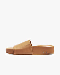 Beek - Women's Pelican Leather Platform Sandal