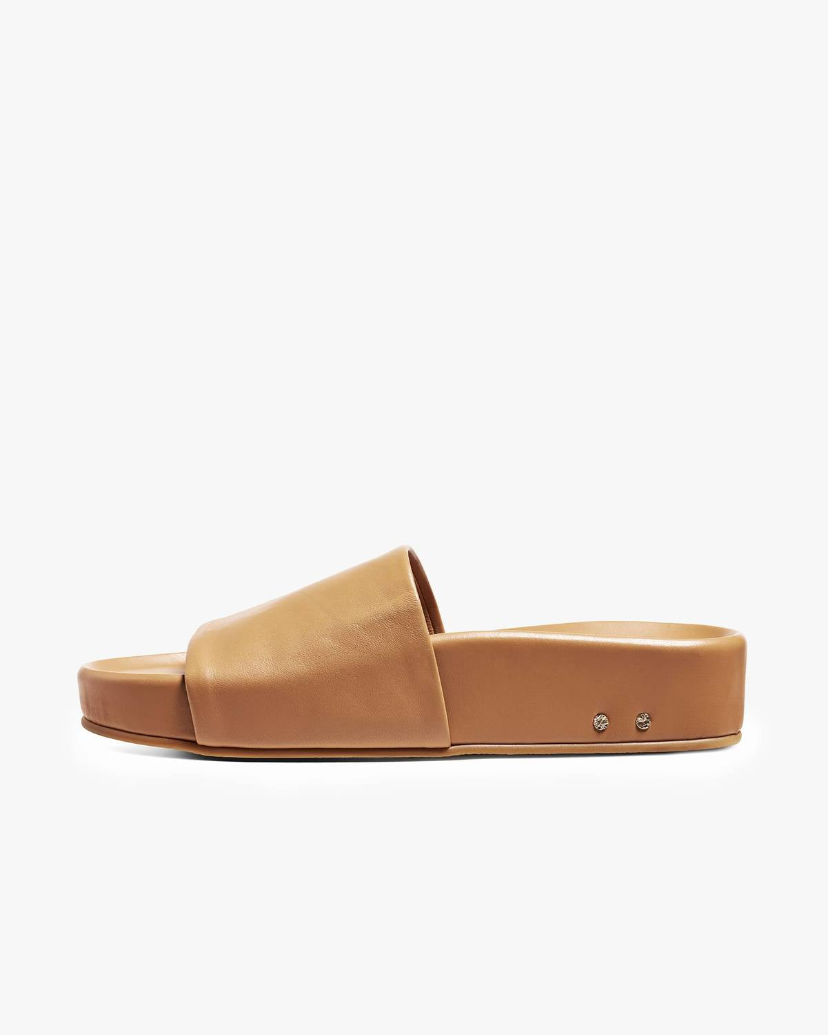 Beek - Women's Pelican Leather Platform Sandal