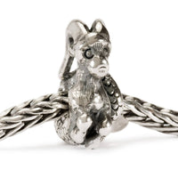 Trollbeads Capricorn Sterling Bead in silver - women's jewelry - detail view