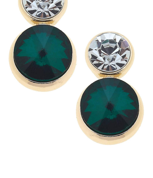 Canvas Style - Women's Effie Rhinestone Drop Earrings