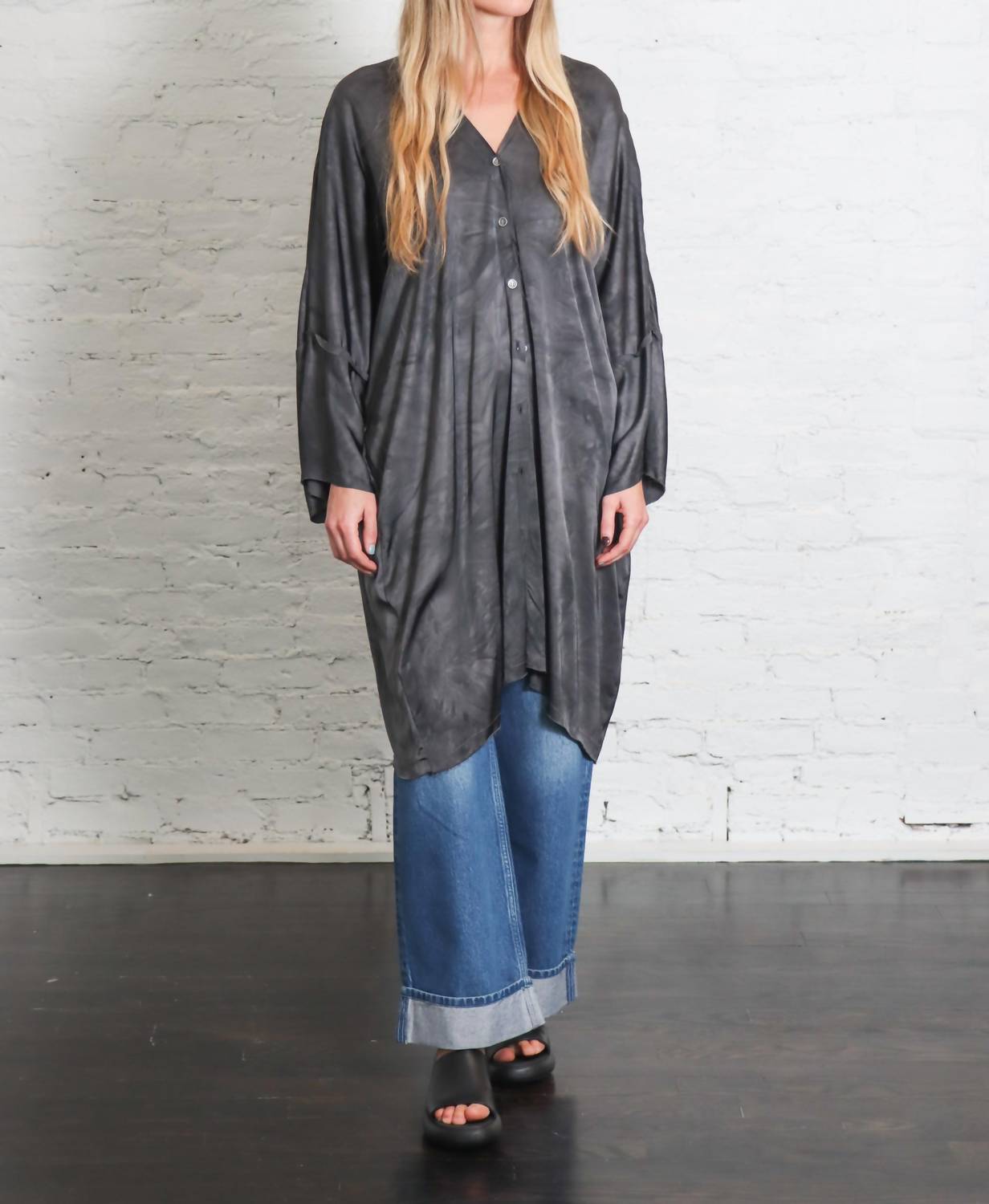 Sanctamuerte - Cardigan Tunic Top