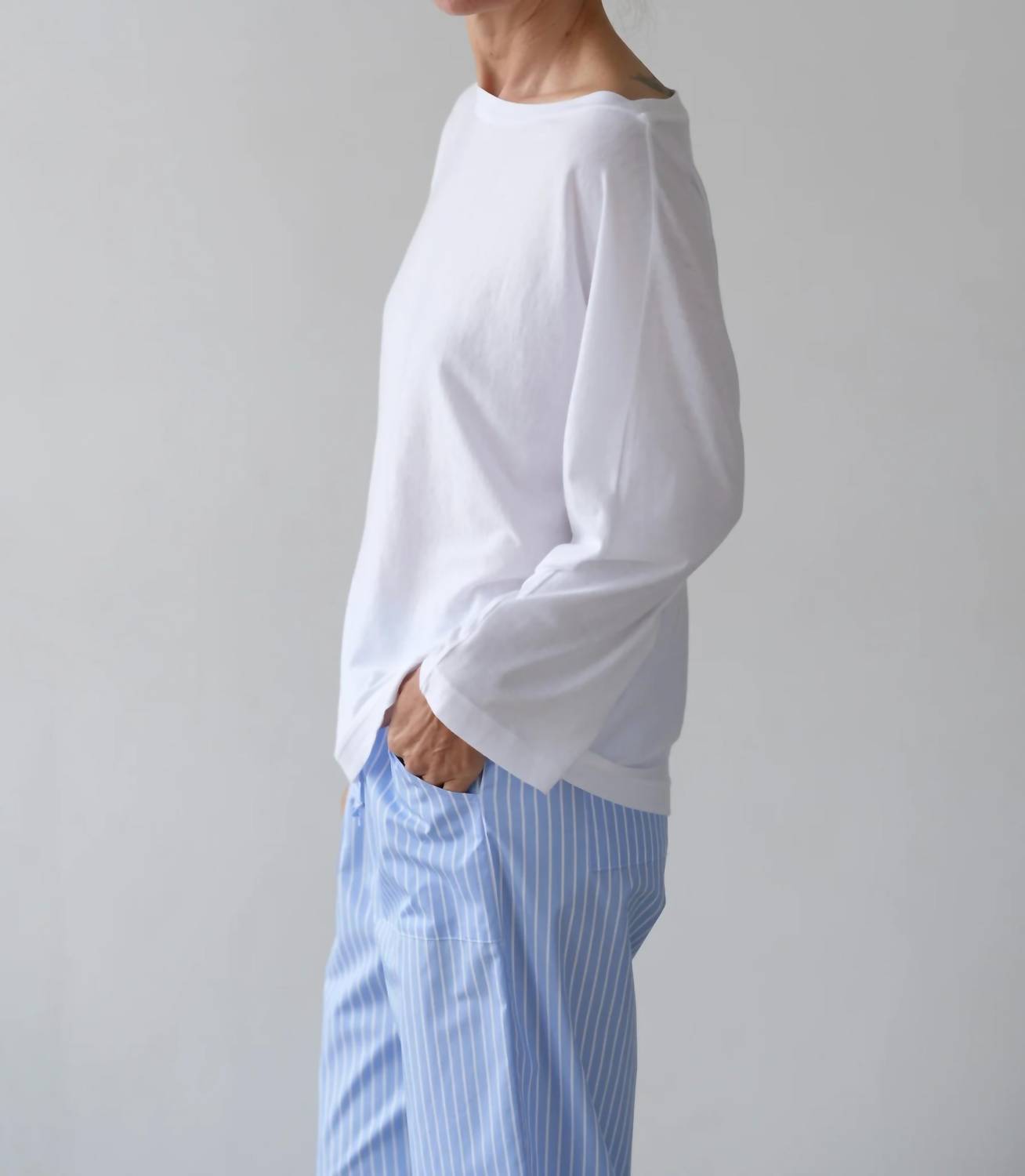 Donni. - Jersey Relaxed Boatneck Tee