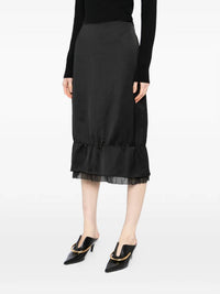 Toteme - Layered Satin Skirt