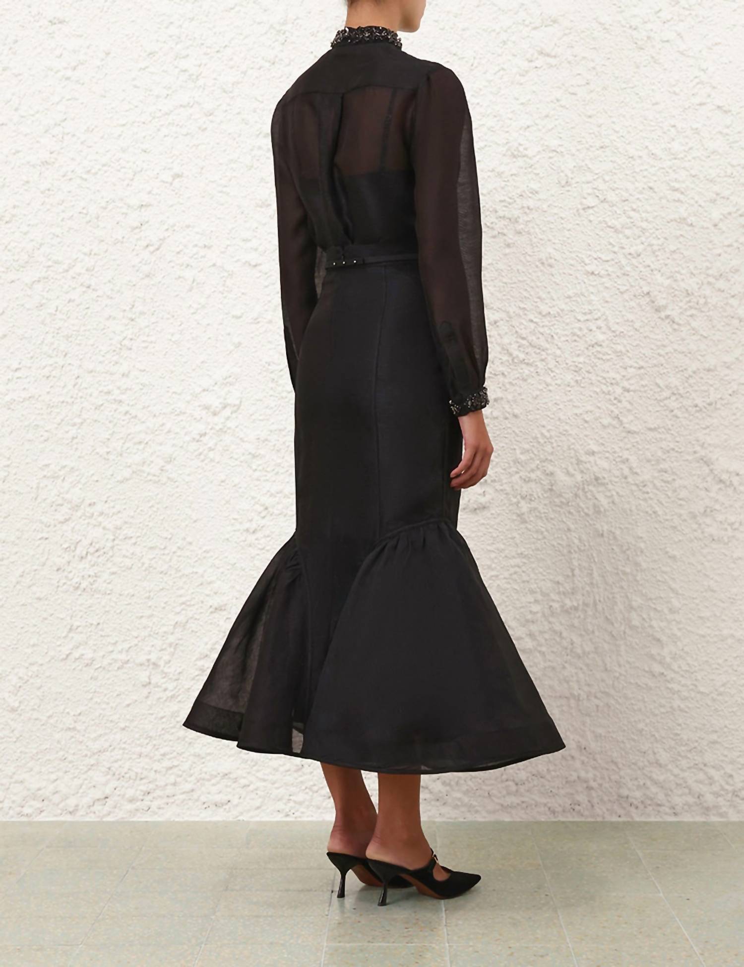 Zimmermann - Hypnotic Panelled Pencil Skirt