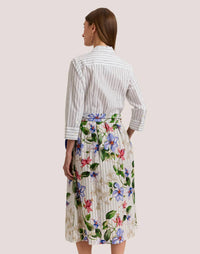 Hinson Wu - Robin 3/4 Sleeve Garden Party Print Dress