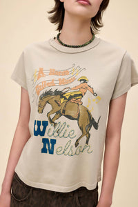 Daydreamer - Daydreamer Willie Nelson Horse Reverse Gf Tee