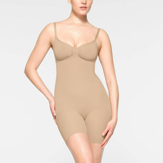 Skims - Seamless Sculpt Low Back Mid Thigh Bodysuit