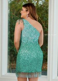 Rachel Allan - Rachel Allan 40127w - Jade Ombre Size 18w