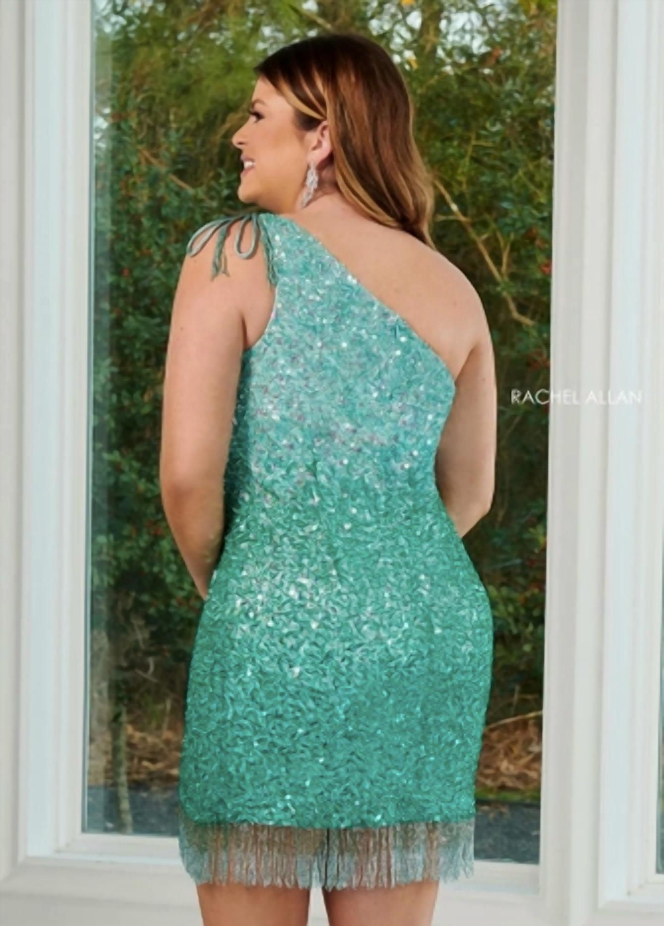 Rachel Allan - Rachel Allan 40127w - Jade Ombre Size 18w