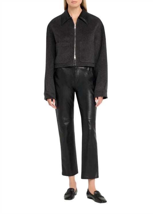 Nanushka - Phebe Zip-up Cropped Jacket