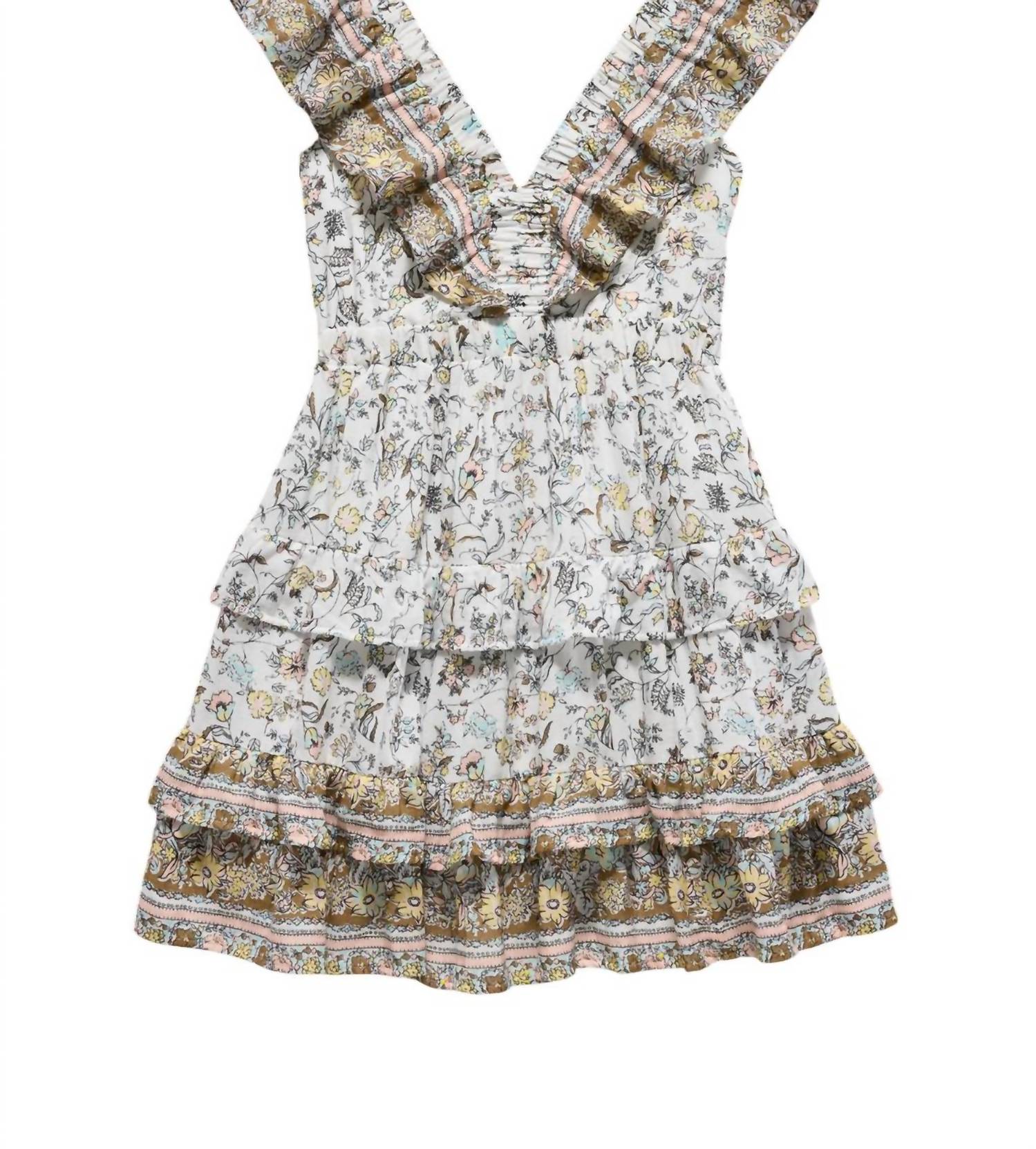 Flags & Anthem - Clio Flutter Sleeve Mini Dress