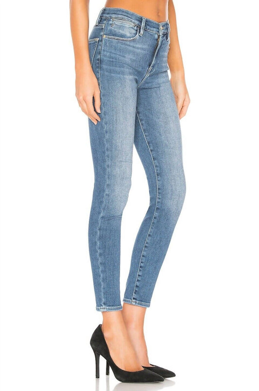 Frame - Le High Rise Crop Skinny Jeans