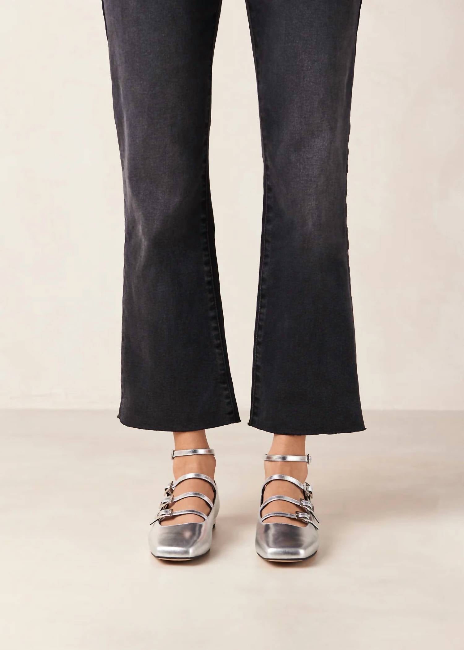 Alohas - Luke Shimmer Leather Ballet Flats