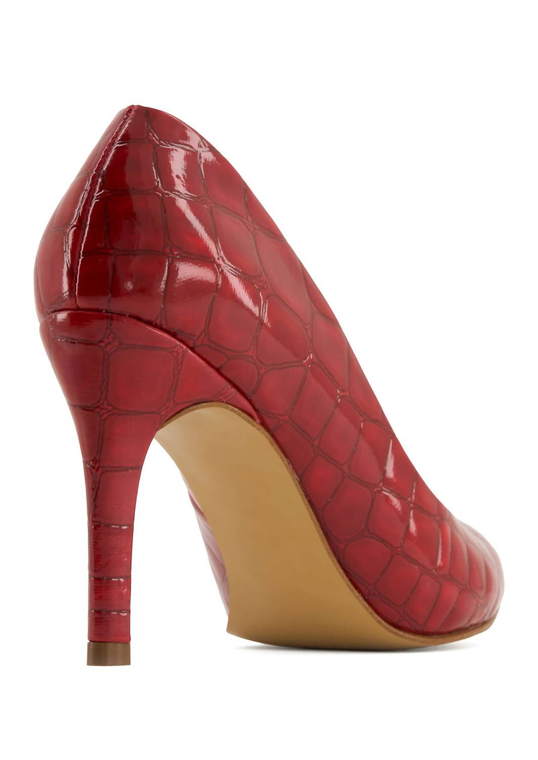 Andrea Women's Stiletto Pump in red - women's heels - detail view