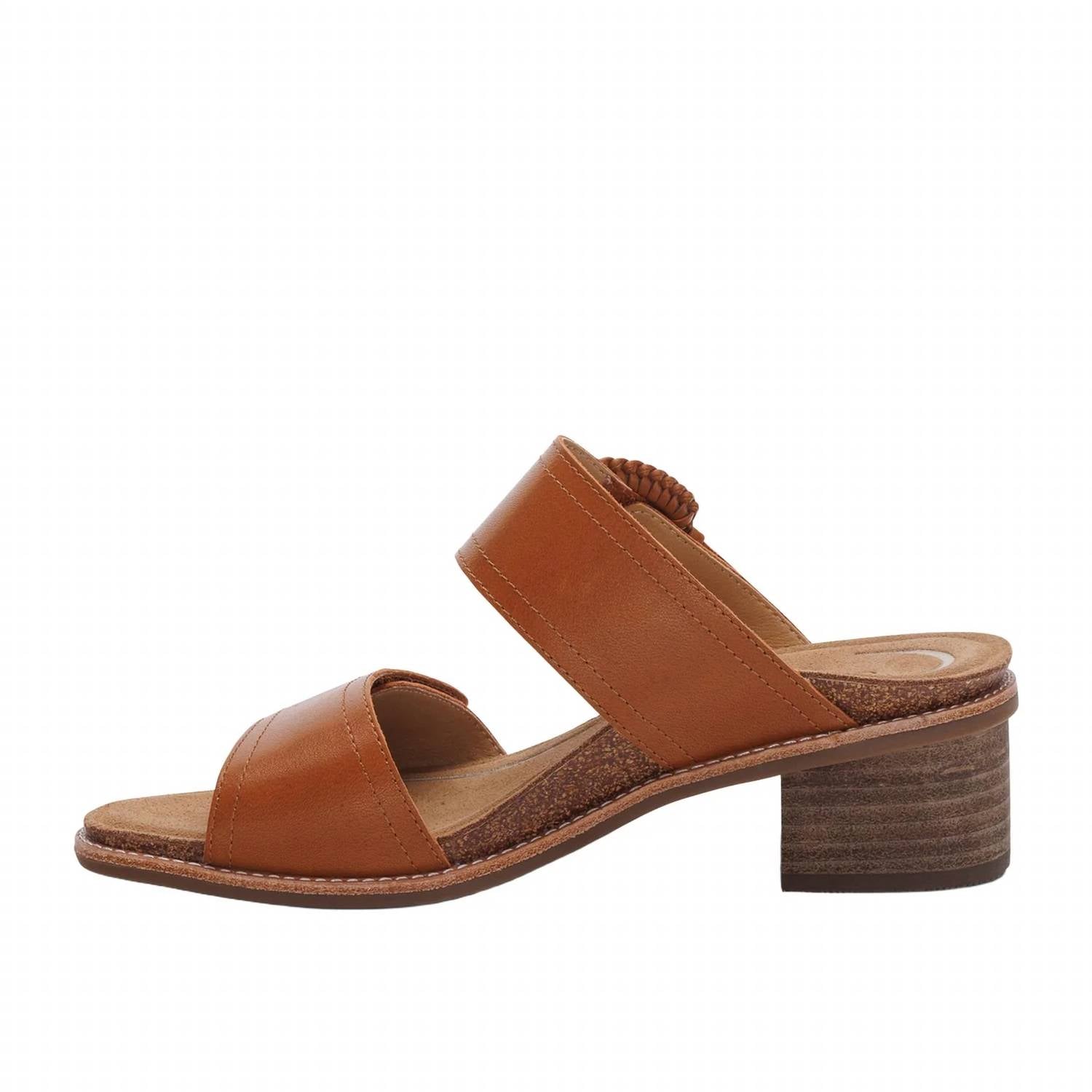 Aetrex Women's Tatiana Sandal in cognac 1 - women's sandal - alternate view