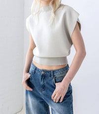 Nfp - Snap Cap Sleeve Pullover