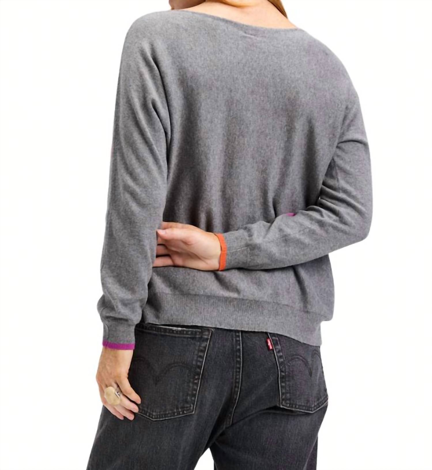 Zaket & Plover - Intarsia Hearts Sweater