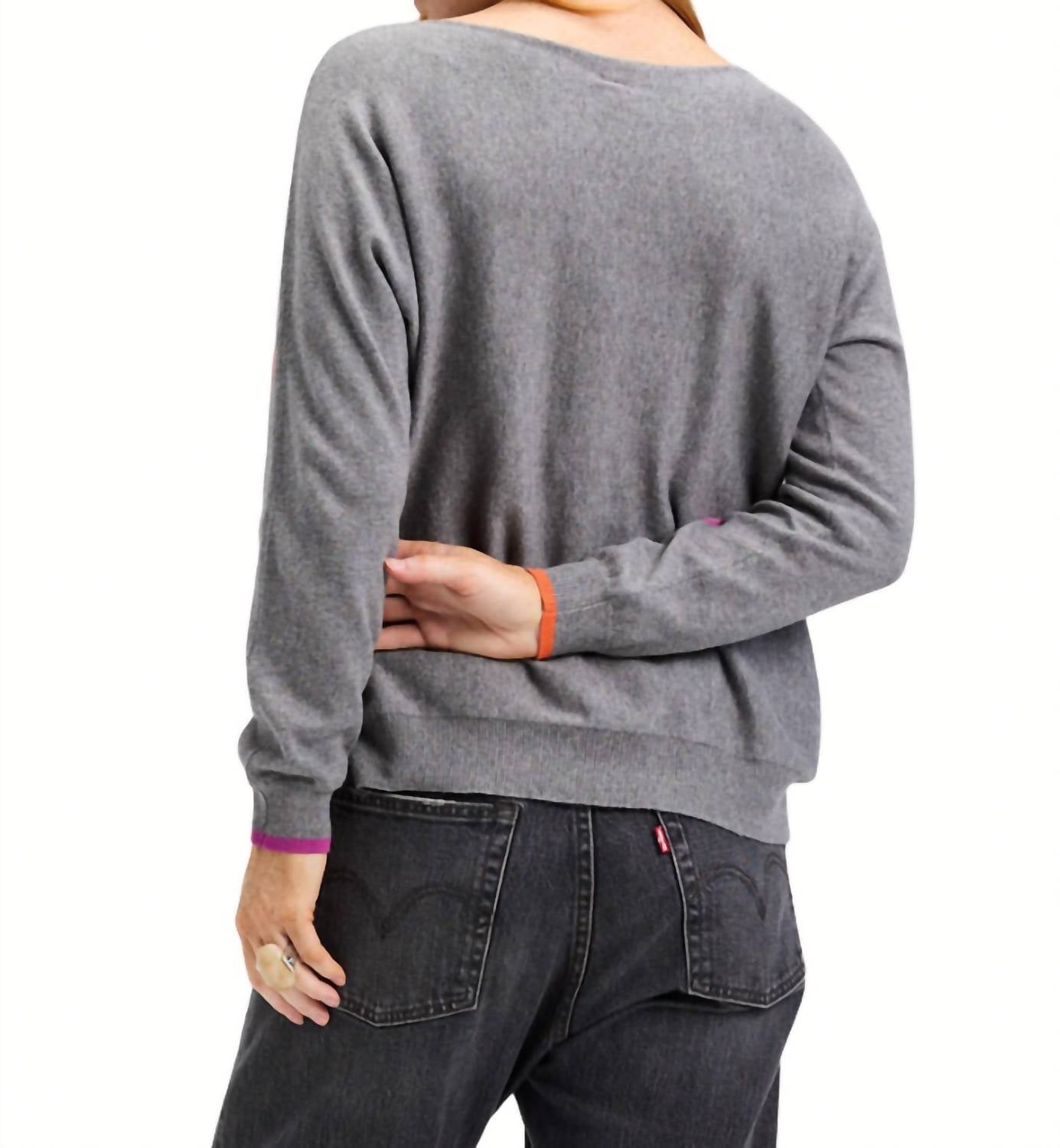 Zaket & Plover - Intarsia Hearts Sweater