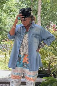 Jaded Gypsy - New Frontier Denim Shirt