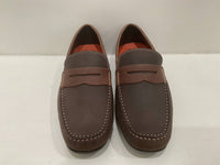 Martin Dingman - Men's Bermuda Waxed Nubuck Penny Loafer
