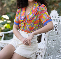 Emily Mccarthy - Cameron Ruched Sleeves Top