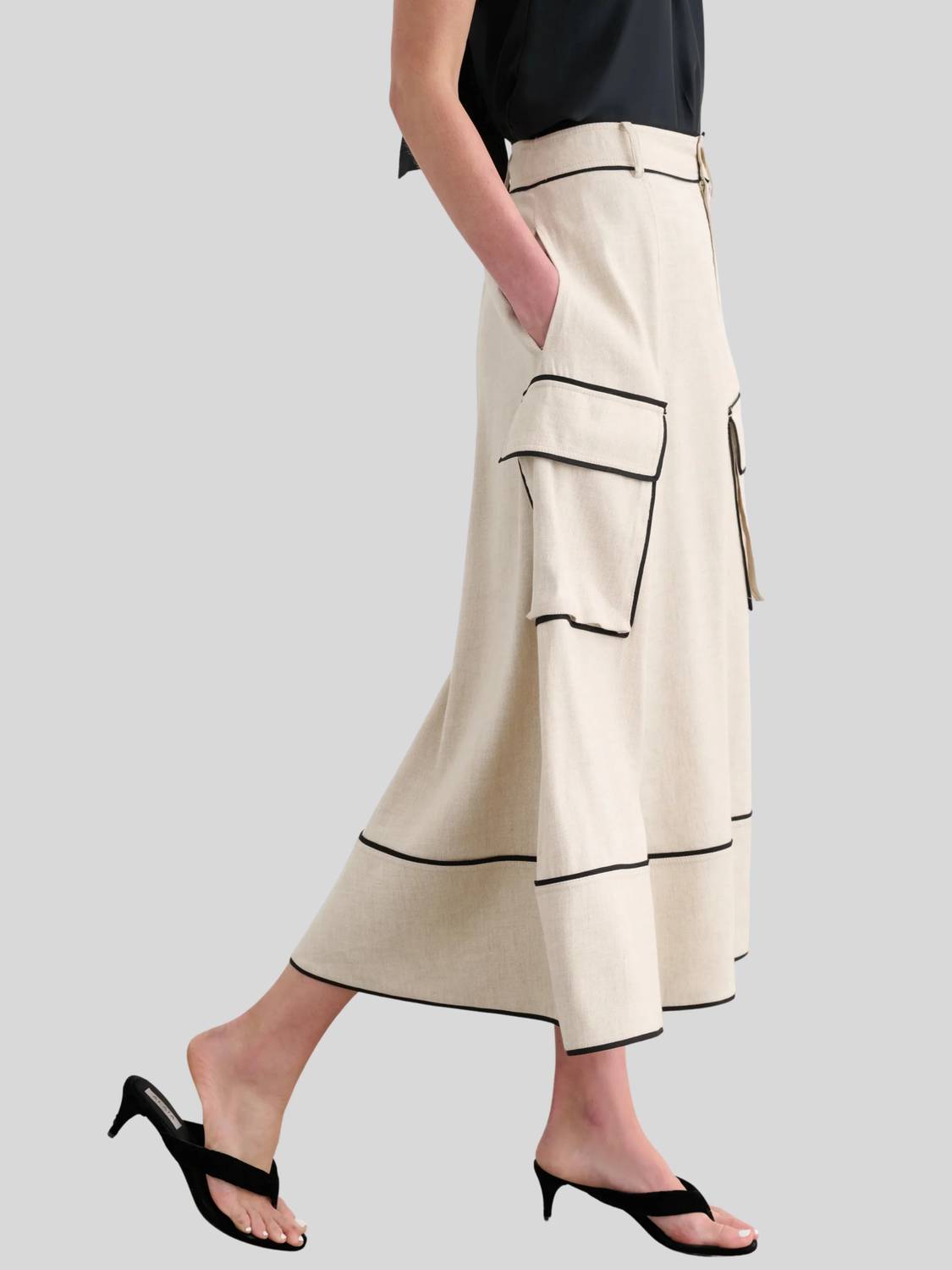 Toccin - Shiloh High Waist Cargo Skirt