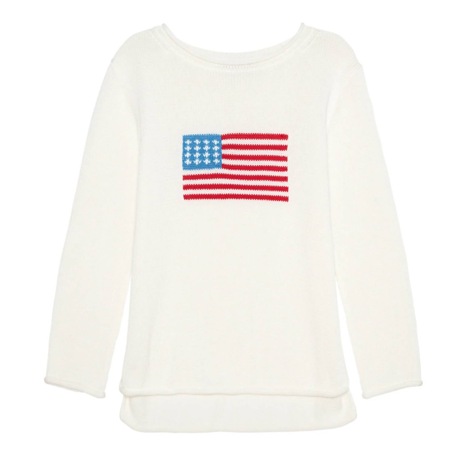 Ellsworth + Ivey - Women's American Flag Mid-weight Sweater