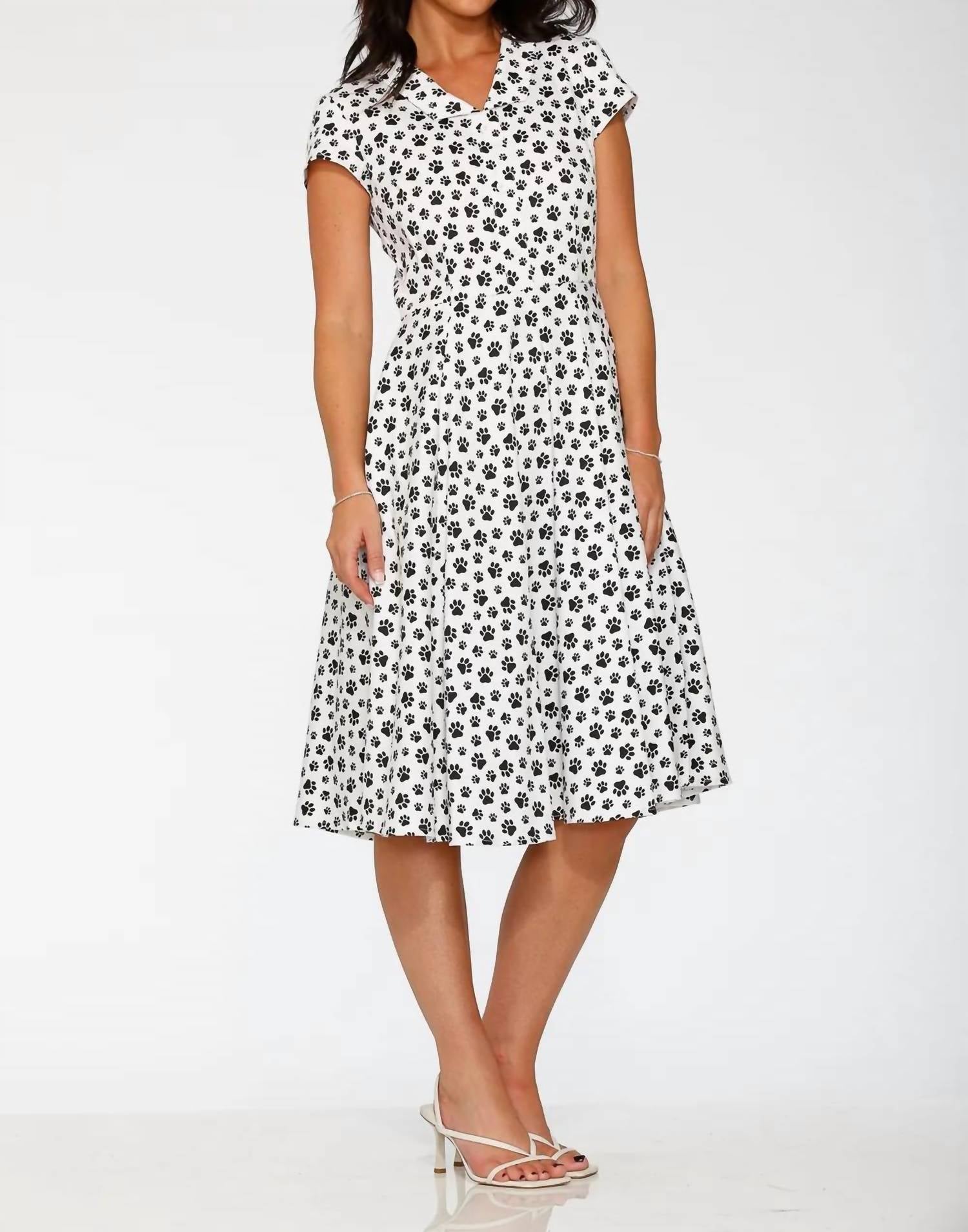 Orchid Bloom - Cat Paw Swing Dress