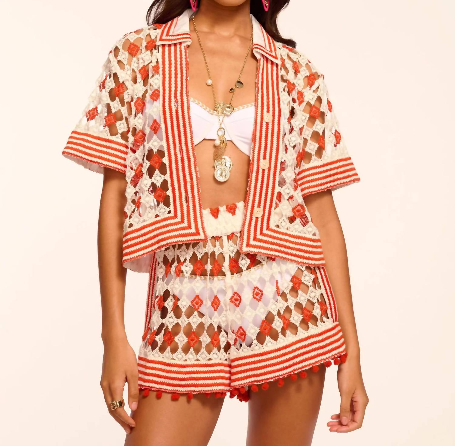 Ramy Brook - CORDELIA CROCHET MINI SHORT