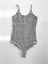 David Lerner - Heavy Rib Knit Tank Bodysuit